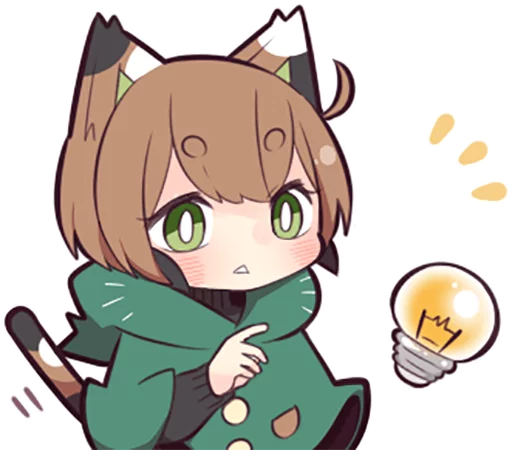 💡 Стикер «Tortoiseshell Kitten (3)» для Telegram