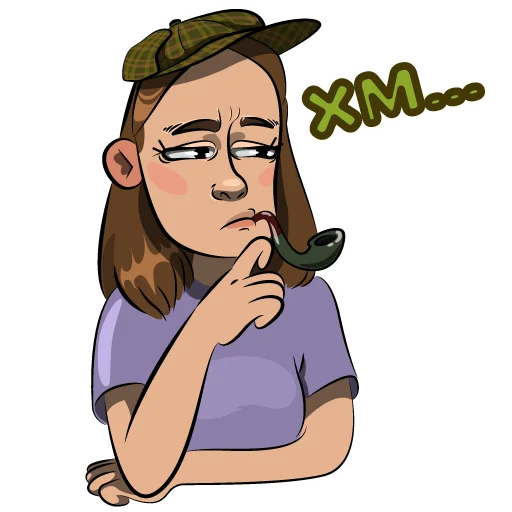 🤔 Стикер «torydeeva» для Telegram