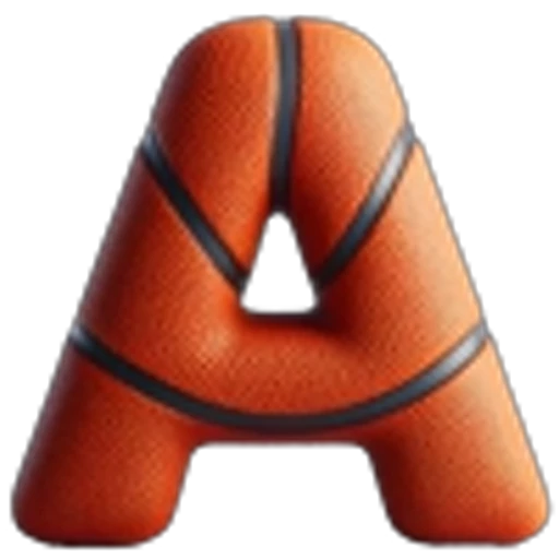 Стикерпак Basketball font для Telegram