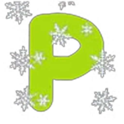 🤩 Эмодзи «Зимний шрифт» для Telegram