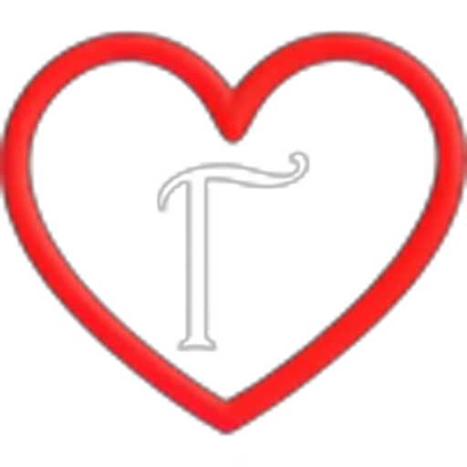 🤩 Эмодзи «Сердечный шрифт» для Telegram
