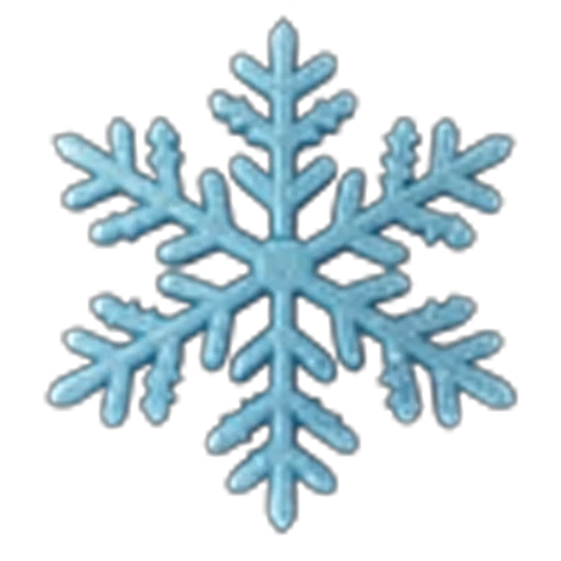 ❄️ Эмодзи «Снежинки» для Telegram