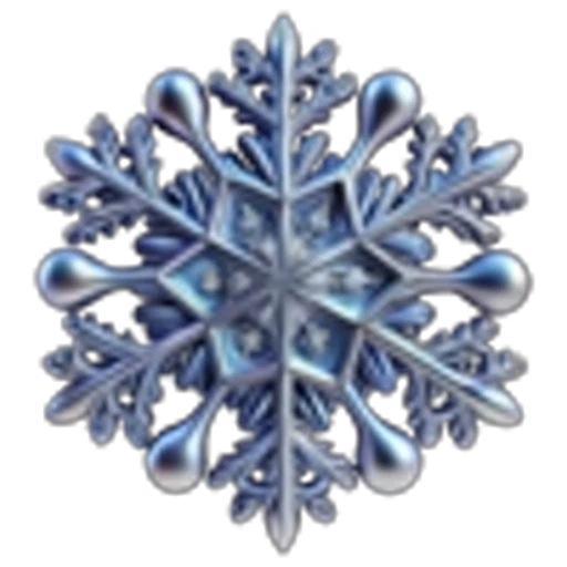 ❄️ Эмодзи «Снежинки» для Telegram