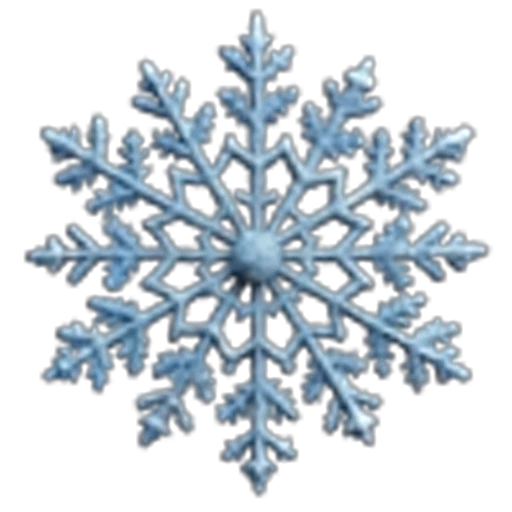 ❄️ Эмодзи «Снежинки» для Telegram