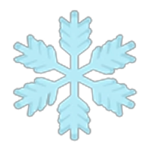 ❄️ Эмодзи «Снежинки» для Telegram