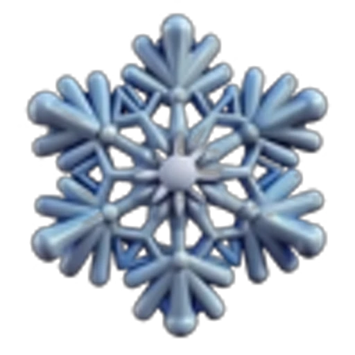 ❄️ Эмодзи «Снежинки» для Telegram