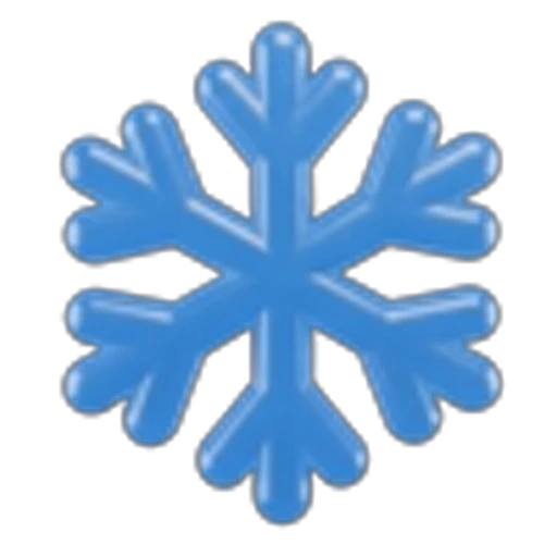 ❄️ Эмодзи «Снежинки» для Telegram