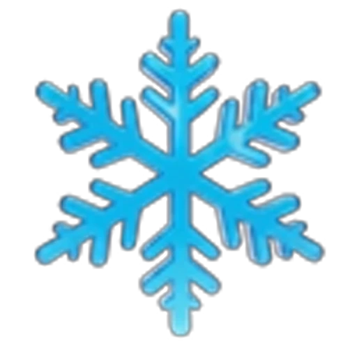 ❄️ Эмодзи «Снежинки» для Telegram