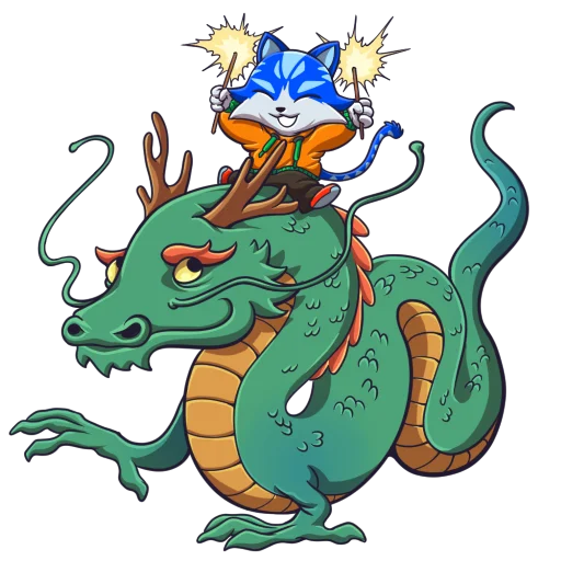 🐲 Стикер «Toshi Base» для Telegram