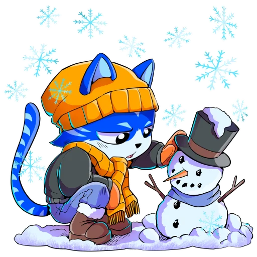 ☃️ Стикер «Toshi Base» для Telegram