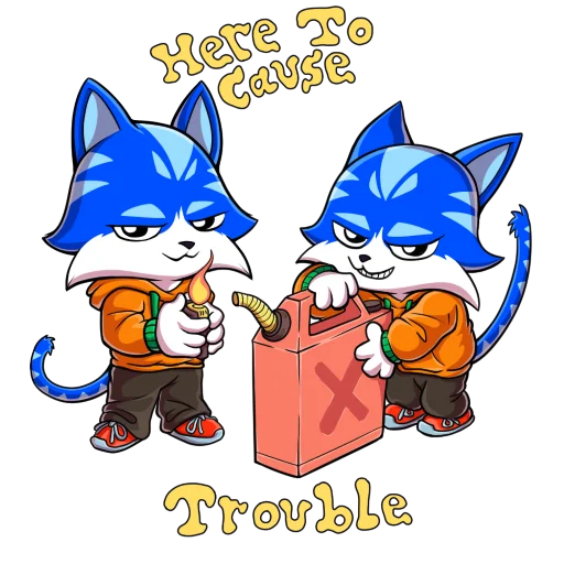 😼 Стикер «Toshi Base» для Telegram