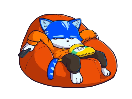🥱 Стикер «Toshi Base» для Telegram