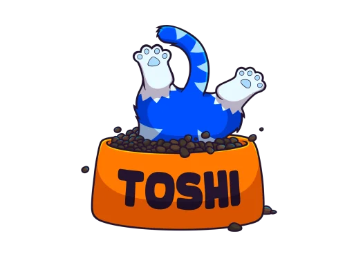 🥣 Стикер «Toshi Base» для Telegram
