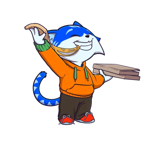 🍕 Стикер «Toshi Base» для Telegram