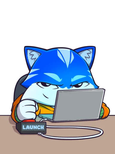 🚀 Стикер «Toshi Base» для Telegram