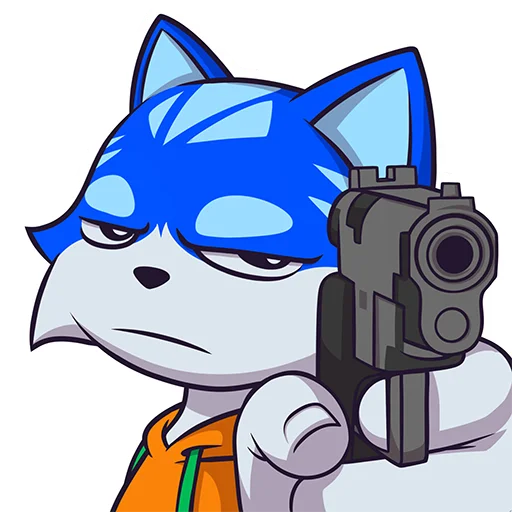 🔫 Стикер «Toshi Base» для Telegram