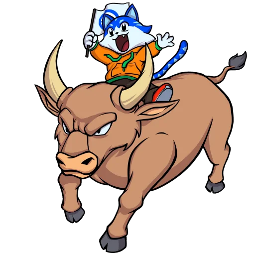 🐄 Стикер «Toshi Base» для Telegram