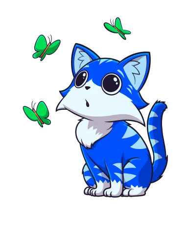 🦋 Стикер «Toshi Base» для Telegram