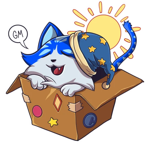 🌅 Стикер «Toshi Base» для Telegram
