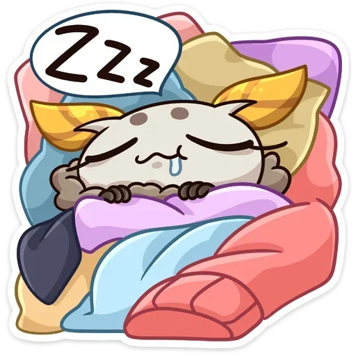 😴 Стикер «Тося без надписей» для Telegram