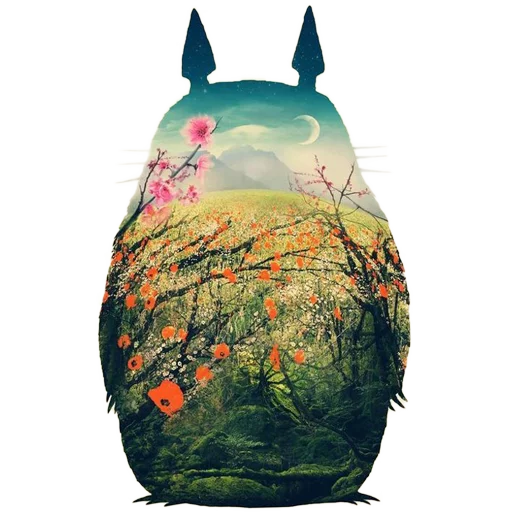 🌸 Стикер «Tonari no Totoro» для Telegram