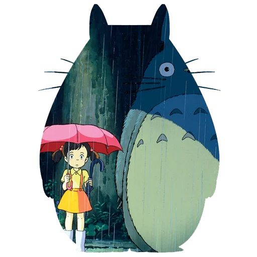 ☔ Стикер «Tonari no Totoro» для Telegram