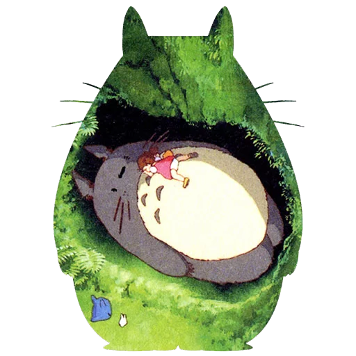 😴 Стикер «Tonari no Totoro» для Telegram