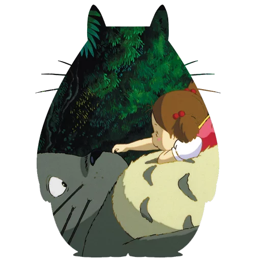 🐻 Стикер «Tonari no Totoro» для Telegram