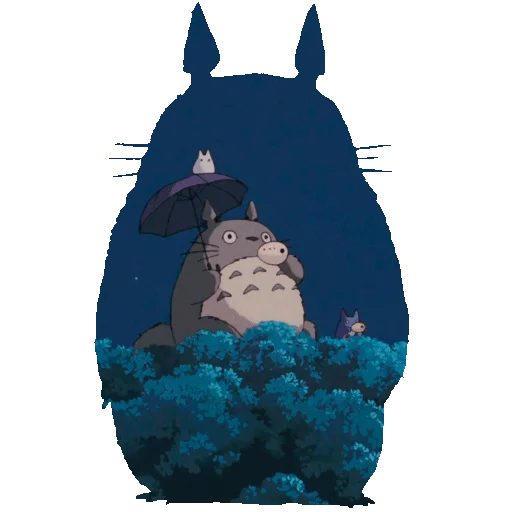 ☕ Стикер «Tonari no Totoro» для Telegram