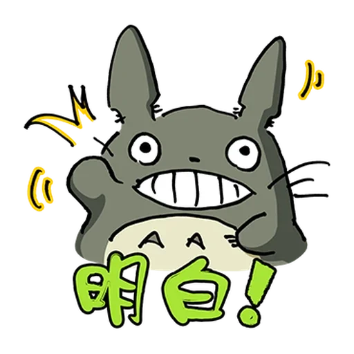 😟 Стикер «Tottoro Style» для Telegram