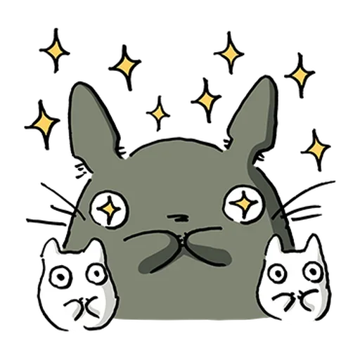 😏 Стикер «Tottoro Style» для Telegram