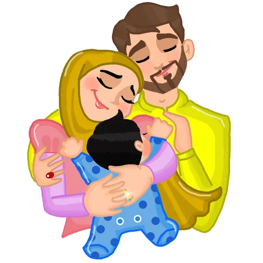 👪 Стикер «Toucan_family» для Telegram