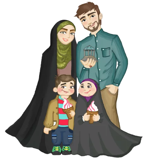 👨 Стикер «Toucan_family» для Telegram