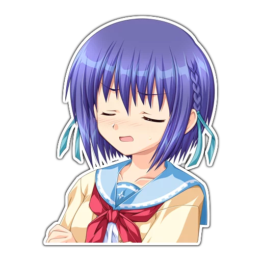😒 Стикер «Touka reactions» для Telegram