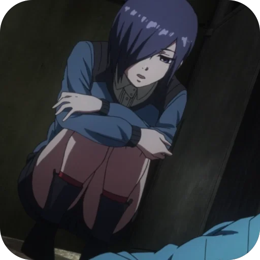 😒 Стикер «Touka Kirishima» для Telegram