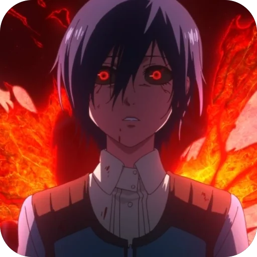 😟 Стикер «Touka Kirishima» для Telegram