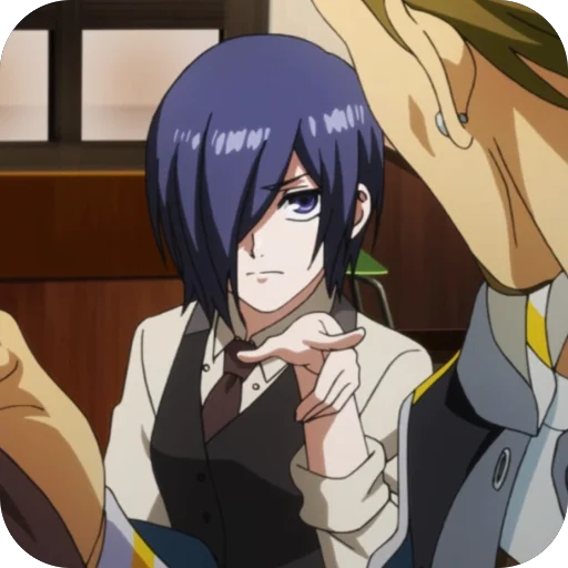 😡 Стикер «Touka Kirishima» для Telegram