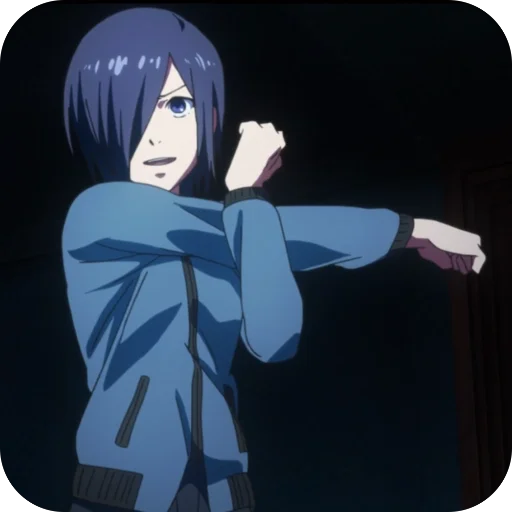 😡 Стикер «Touka Kirishima» для Telegram