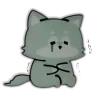 🐱 Эмодзи «Слезы на увядших цветах» для Telegram