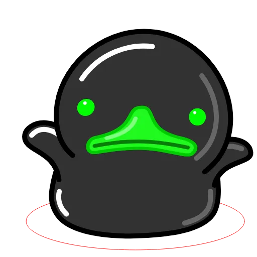 😕 Стикер «Toxic Duck Токсичный Утя» для Telegram
