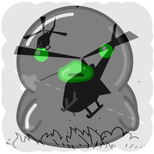 😳 Стикер «Toxic Duck Токсичный Утя» для Telegram