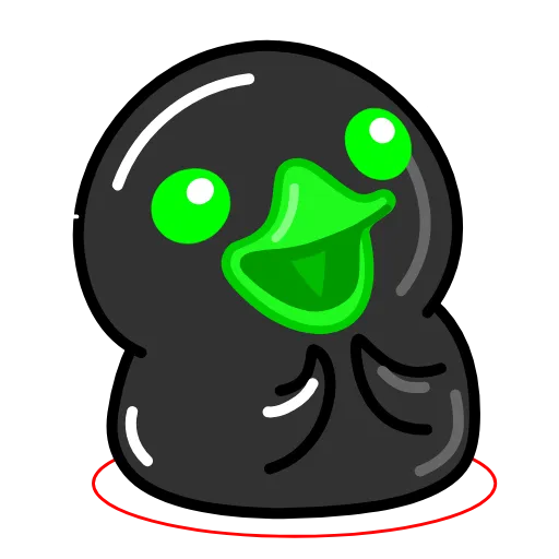😲 Стикер «Toxic Duck Токсичный Утя» для Telegram