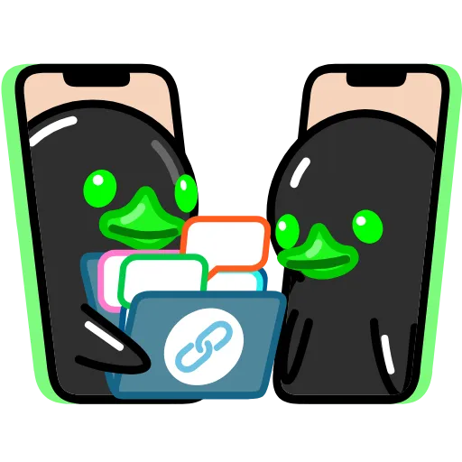 📱 Стикер «Toxic Duck Токсичный Утя» для Telegram