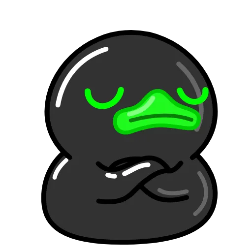 😒 Стикер «Toxic Duck Токсичный Утя» для Telegram