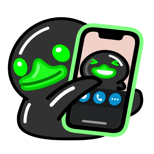 📱 Стикер «Toxic Duck Токсичный Утя» для Telegram