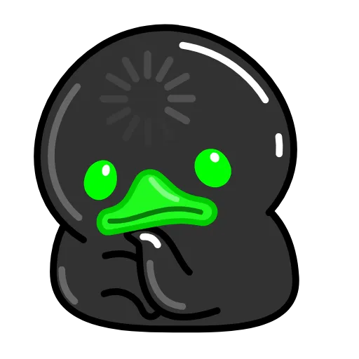 🤔 Стикер «Toxic Duck Токсичный Утя» для Telegram