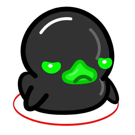 😔 Стикер «Toxic Duck Токсичный Утя» для Telegram
