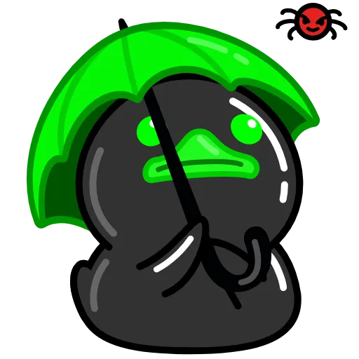☂️ Стикер «Toxic Duck Токсичный Утя» для Telegram