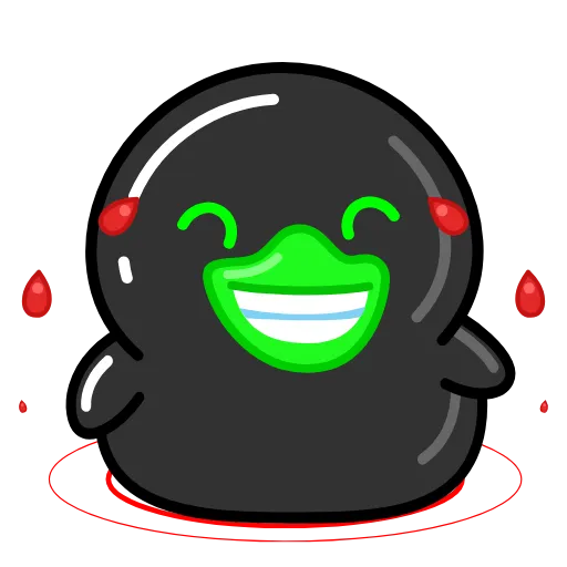 😆 Стикер «Toxic Duck Токсичный Утя» для Telegram