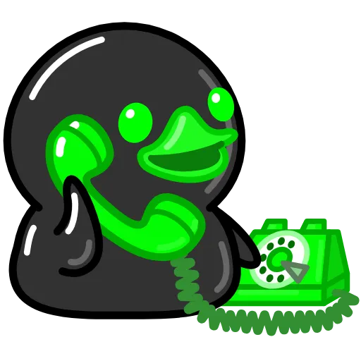 ☎️ Стикер «Toxic Duck Токсичный Утя» для Telegram